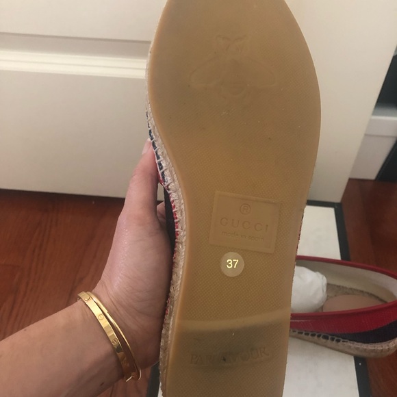 Gucci canvas Sylvie espadrilles - Picture 5 of 5